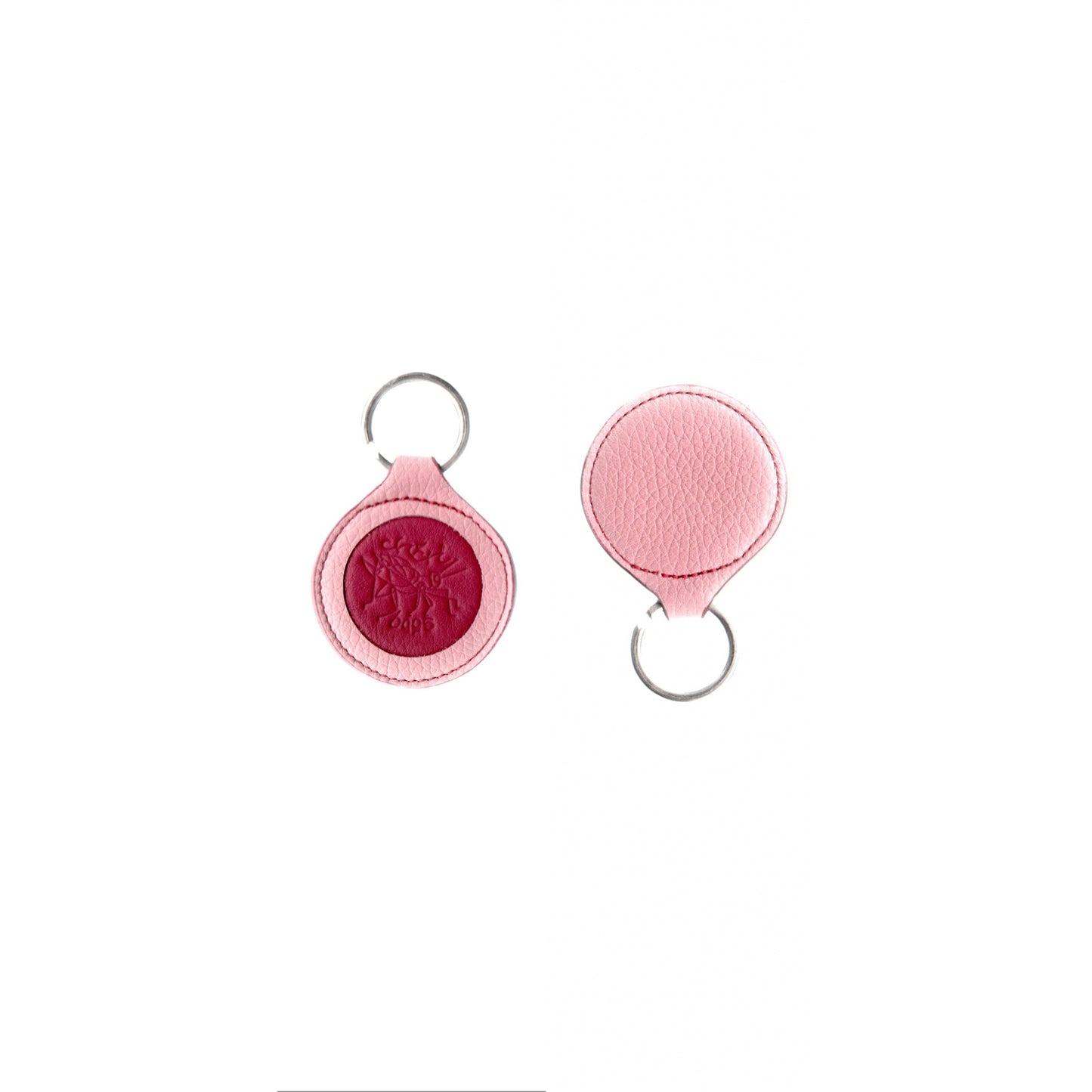 ROUND KEYCHAIN (fiore di pesco)